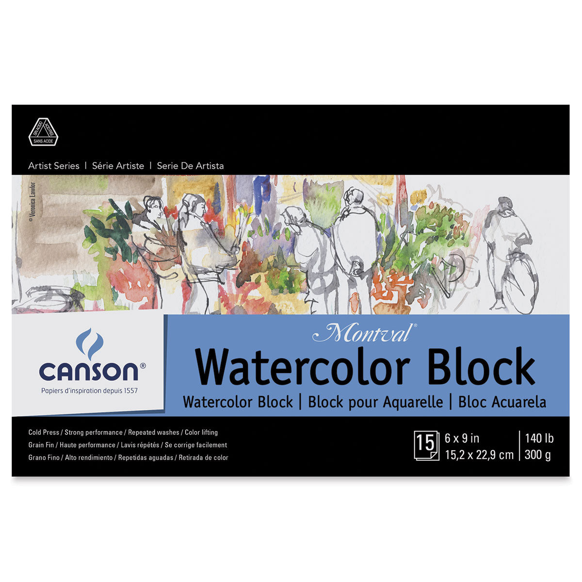 Block Aquarelle Canson Montval