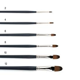 Pinceau Synthetique Doré Manche Court 1692, 1693, 1694, 1695