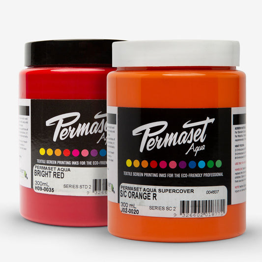 Encre de Sérigraphie Textile Aqua Standard Écologique 300ml